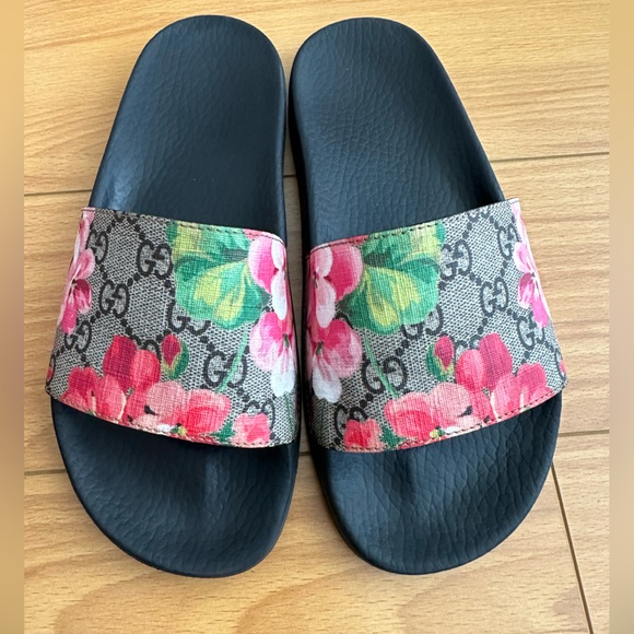 Gucci Shoes Gucci Floral Slides Poshmark